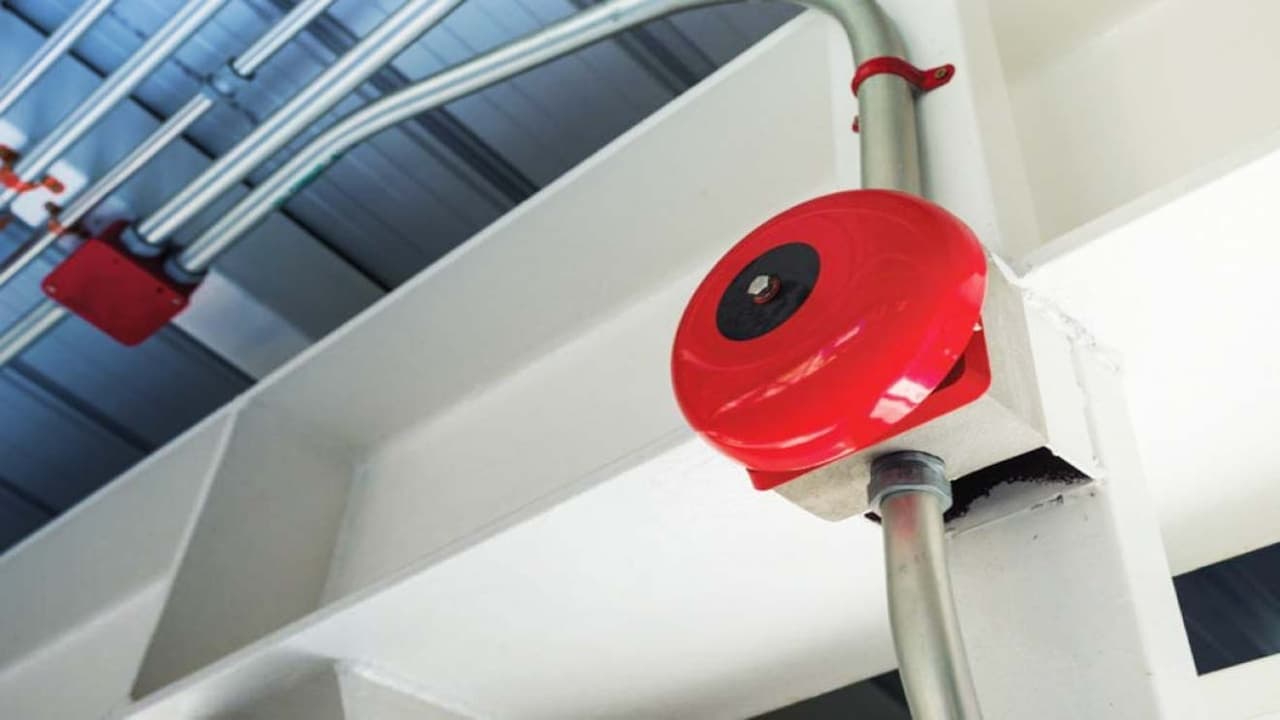 Panel de control de detección de incendios